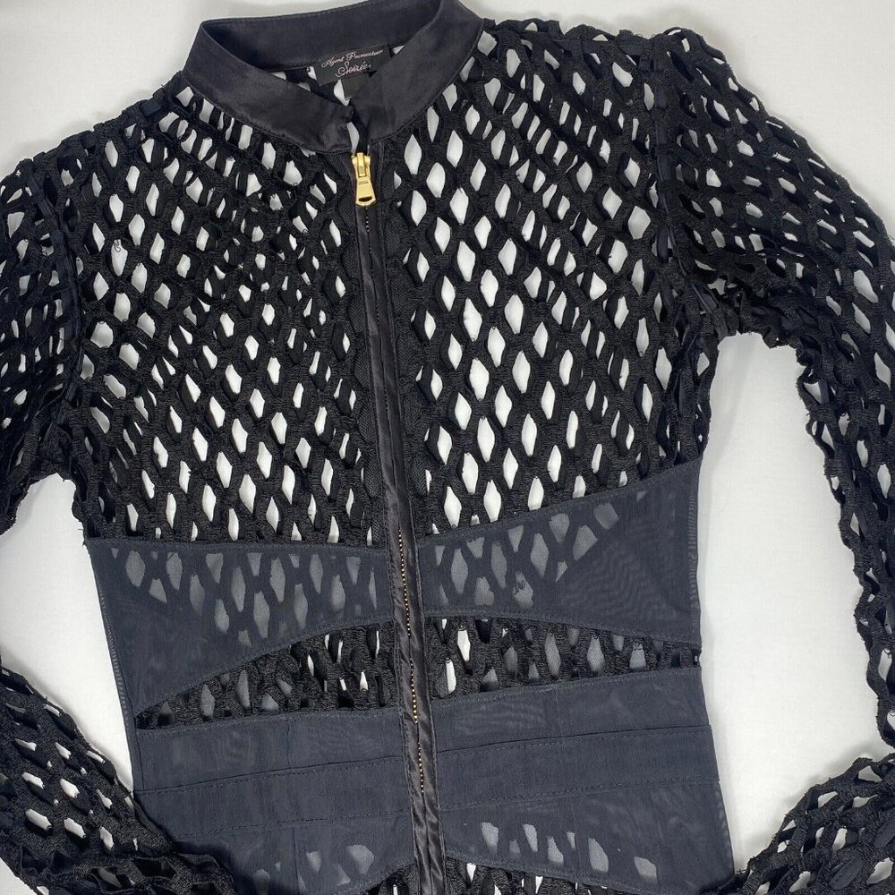 Agent Provocateur Jasmyna Black Fishnet Dress AP2 Small - Picture 5 of 12